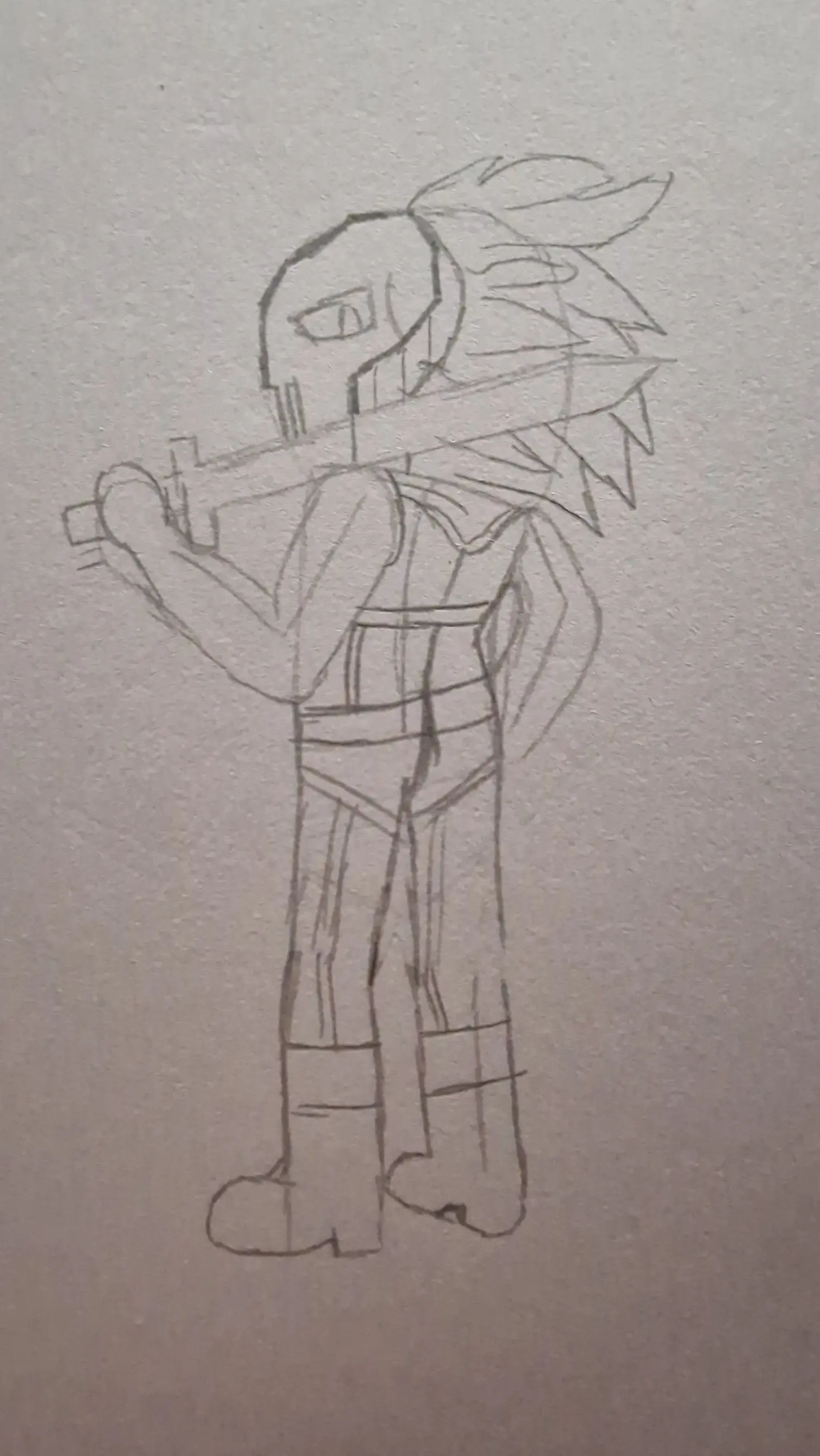 Flat colours for Infinite, shadow genasi rogue